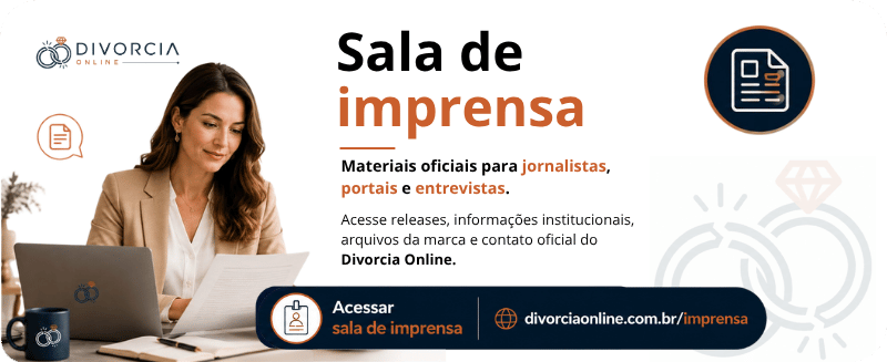 Sala de imprensa Divorcia Online: materiais oficiais para jornalistas, portais e entrevistas
